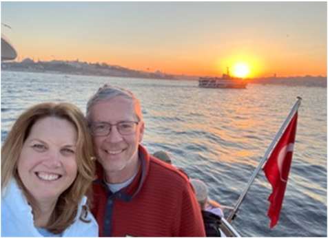 Allison and Will traveling