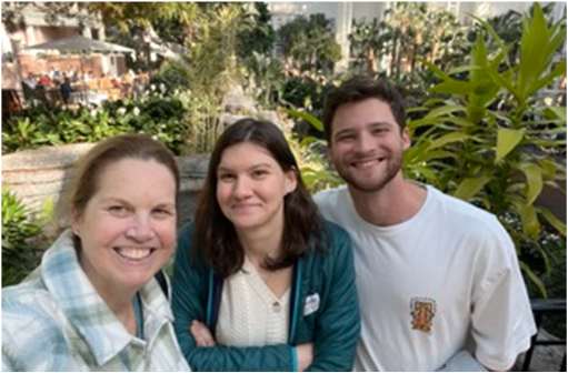 Allison with Emma and Grant