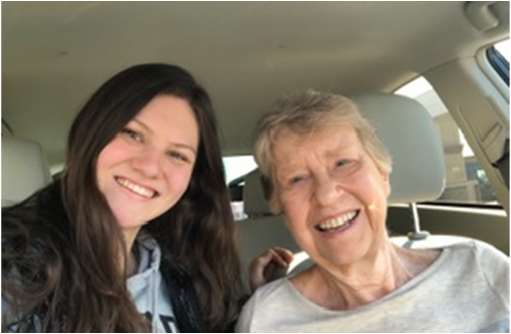 Emma with Allison's mother