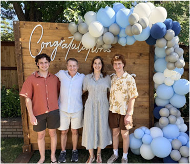 Kenneth Price with his family