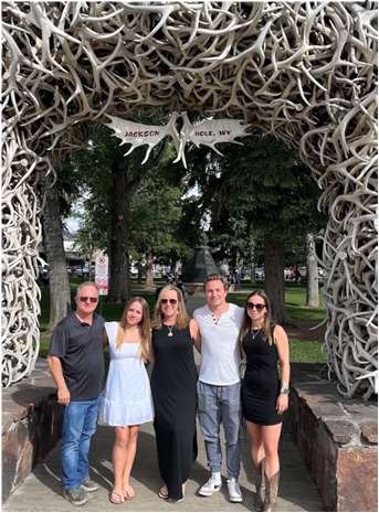 Lisa and her family