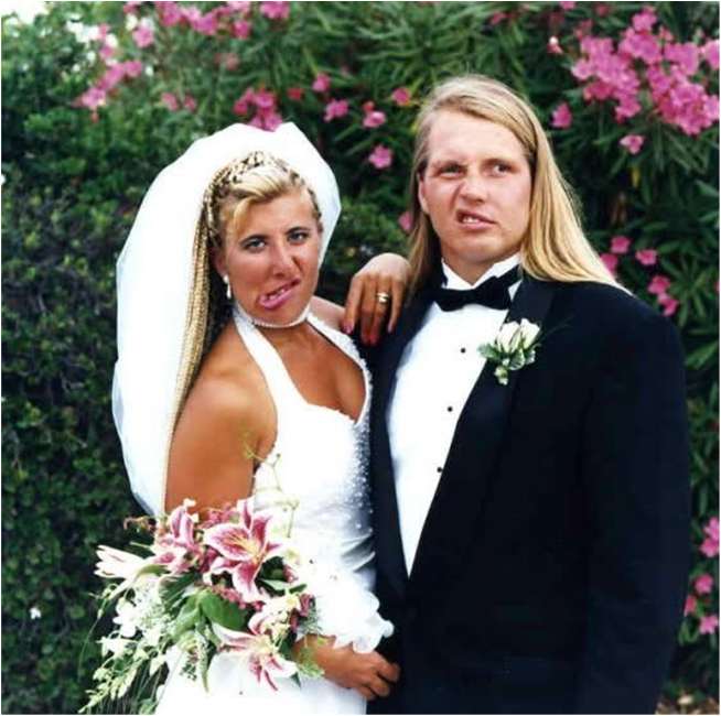 A wedding portrait